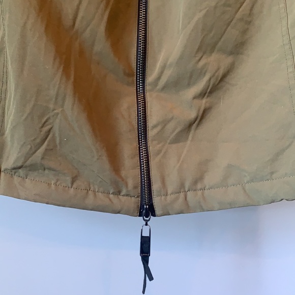 Zara Basic Green Hooded Winter Jacket Women’s Size Small - Picture 11 of 12